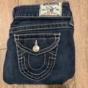 Y2K true religion low rise flared jeans